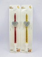 شمع مدادی قلب دار