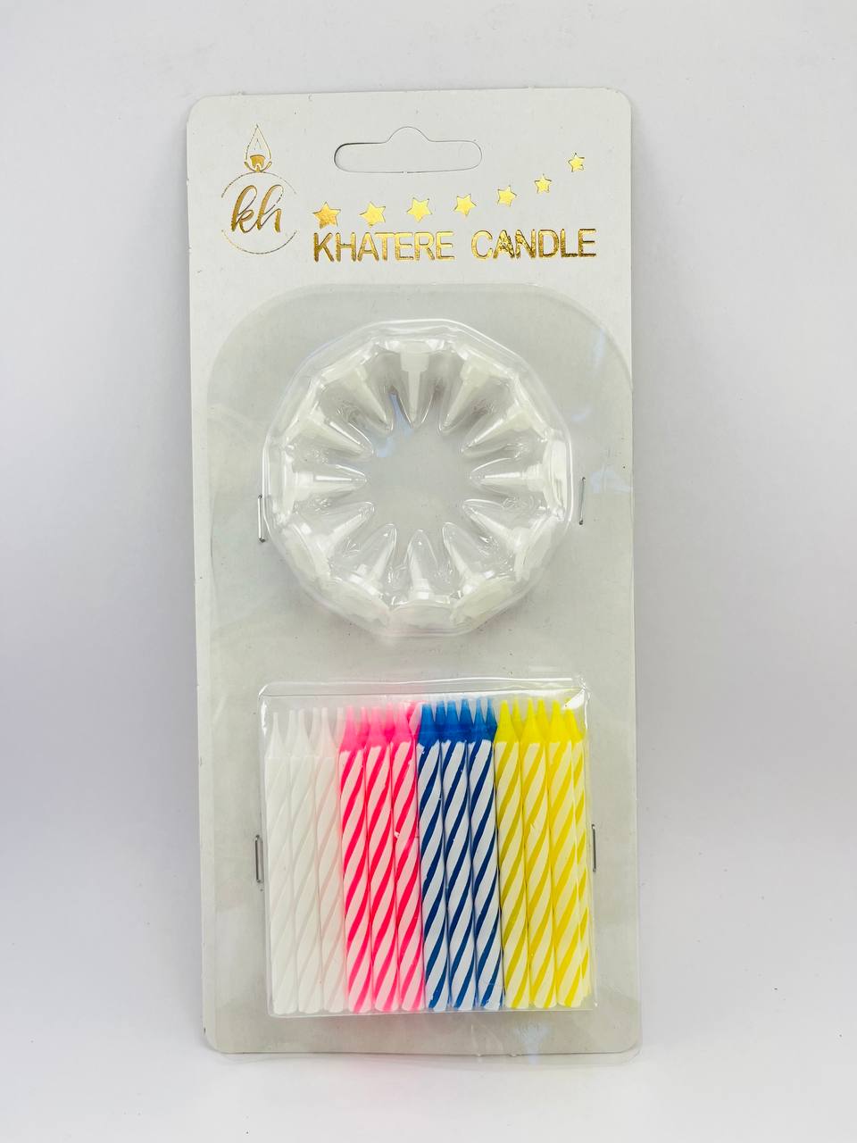 شمع کوچک راه راه