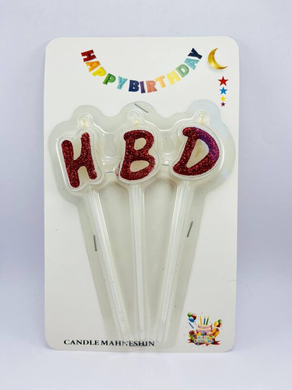 شمع HBD پایه خلالی کد 11 - Image 5