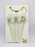 شمع HBD پایه خلالی کد 11 - تصویر 3