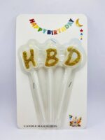 شمع HBD پایه خلالی کد 11 - تصویر 4