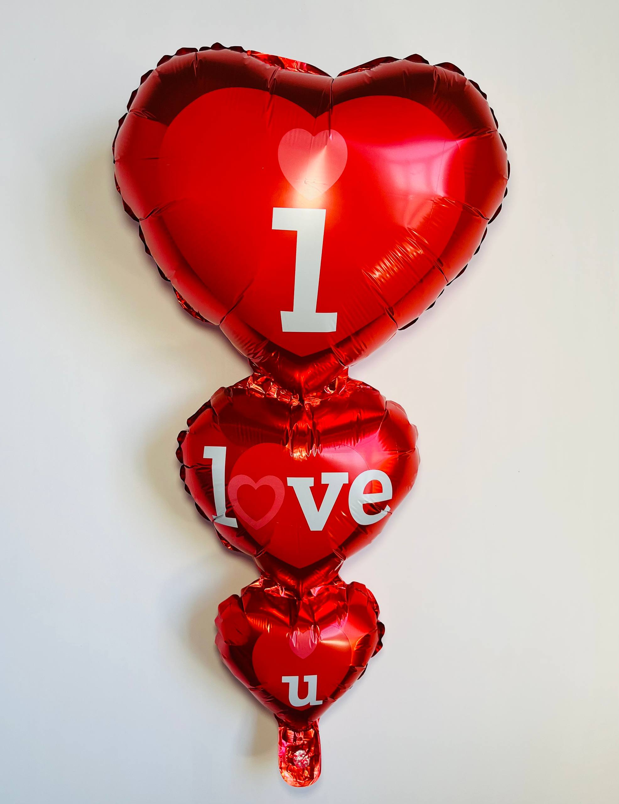 21 بادکنک فویلی سه قلب