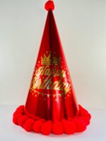 کلاه تولد متالیک ارتفاع 30سانتی متر  کد 32 - تصویر 5