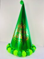 کلاه تولد متالیک ارتفاع 30سانتی متر  کد 32 - تصویر 7