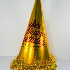 کلاه تولد متالیک ارتفاع 30سانتی متر