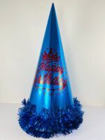 کلاه تولد متالیک ارتفاع 30سانتی متر  کد 33 - تصویر 7