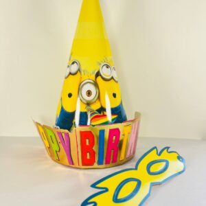 کلاه تولد و نقاب چشم ارتفاع 25 سانتی متر