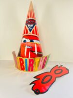 کلاه تولد و نقاب چشم ارتفاع 25 سانتی متر کد 35 - تصویر 6