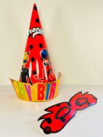 کلاه تولد و نقاب چشم ارتفاع 25 سانتی متر کد 36 - تصویر 3