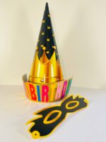 کلاه تولد و نقاب چشم ارتفاع 25 سانتی متر